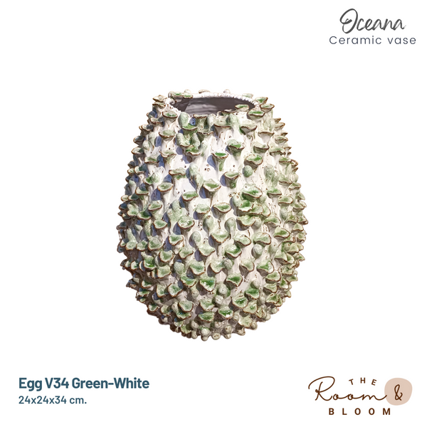 CR Egg V34 Green/White