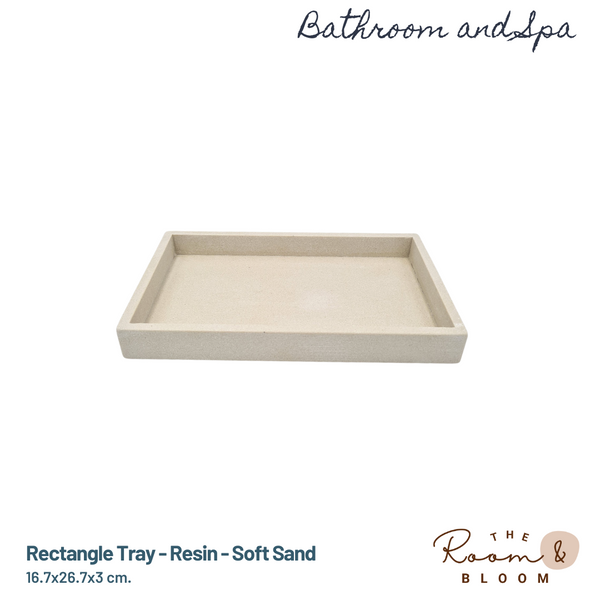 Tray Bathroom - Resin