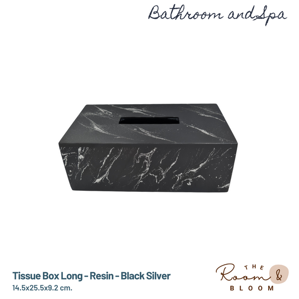 Tissue Box Long - Resin