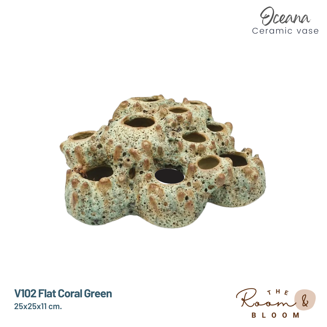 V102 Flat Coral Green