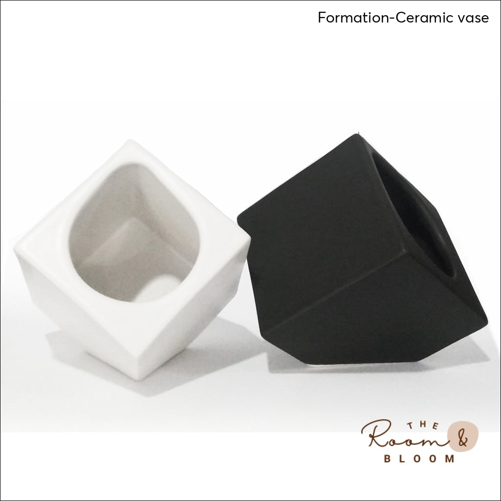 Cube Pot Ceramic Vase
